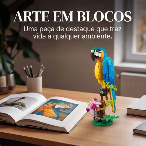 Imagem pronta 4 — Arara de LEGO