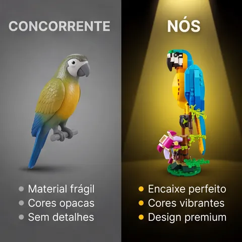 Imagem pronta 9 — Arara de LEGO